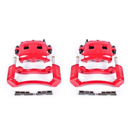 Power Stop 02-05 Dodge Ram 1500 Front Red Calipers w/Brackets - Pair