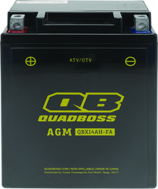 QuadBoss Maintenance-Free AGM Battery QBX14AH-FA