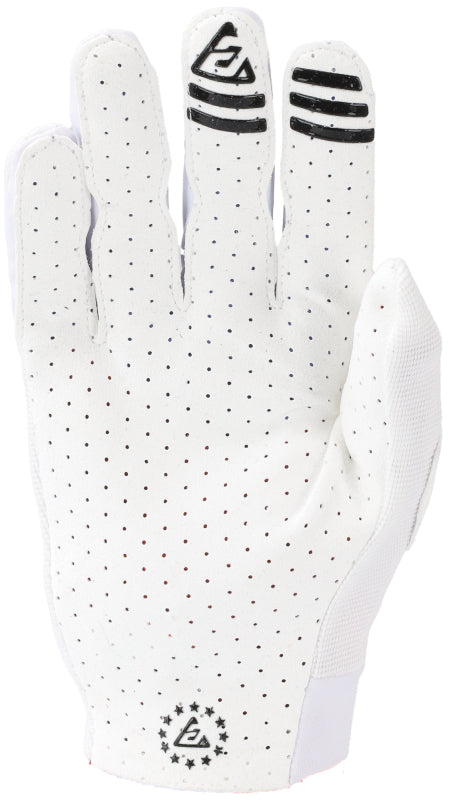 Answer 25 Aerlite Gloves White/Black Logo - Large